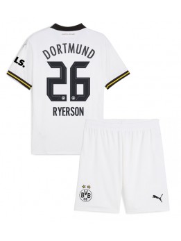 Borussia Dortmund Julian Ryerson #26 Dječji Rezervni Dres kompleti 2024-25 Kratak Rukavima (+ kratke hlače)